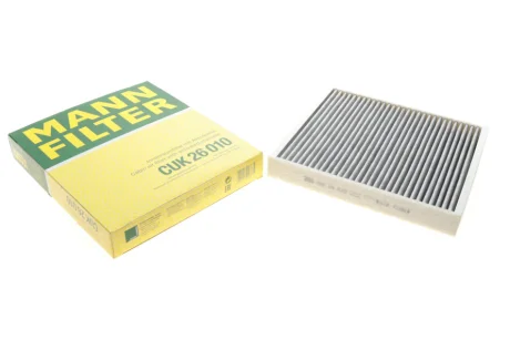 Фільтр салону Skoda Fabia/Roomster/VW Polo 99-10 (вугільний) -FILTER CUK 26 010 MANN CUK-26-010