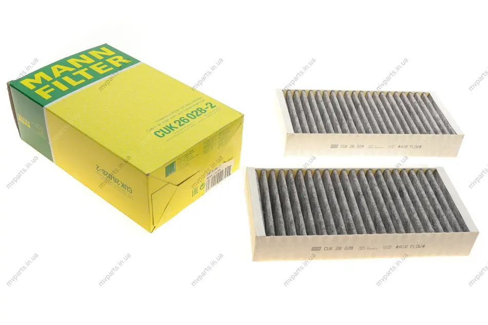 Фільтр салону MB M-class (W166) 11- (вугільний) -FILTER CUK 26 028-2 MANN CUK-26-028-2 (фото 1)