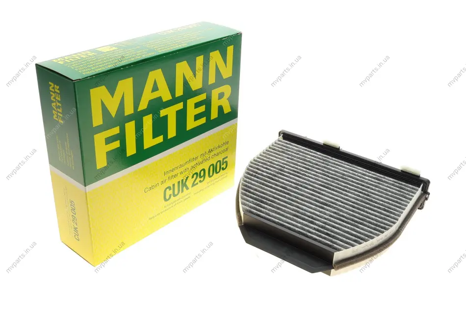Фільтр салону MB E-class (W212/S212) (вугільний) -FILTER CUK 29 005 MANN CUK-29-005 (фото 1)