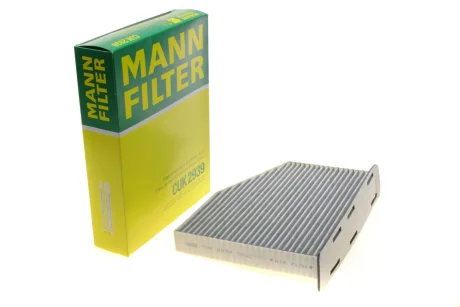 Фільтр салону VW Caddy 1.9TDI 03- (вугільний) -FILTER CUK 2939 MANN CUK-2939