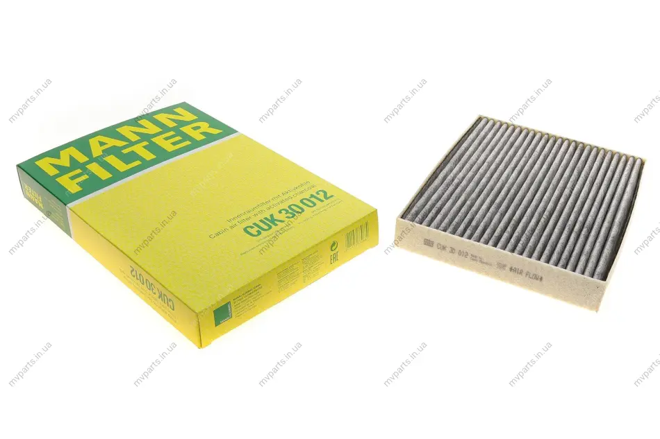 Фільтр салону MB Sprinter (907,910) 18-/Vito (W447) 14-/EQV (W447) 20- (вугільний) -FILTER CUK 30 012 MANN CUK-30-012 (фото 1)