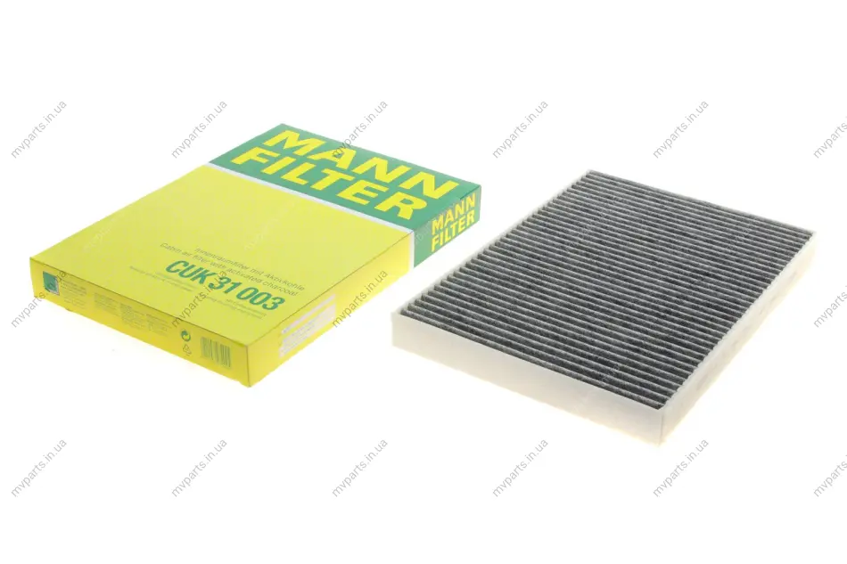 Фільтр салону Audi A4/ A5/ Q5/ Q7 2.0-3.0 TDI 15- (вугільний) -FILTER CUK 31 003 MANN CUK-31-003 (фото 1)