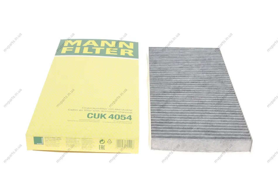Фільтр салону MB A-class (W169)/B-class (W245) (вугільний) -FILTER CUK 4054 MANN CUK-4054 (фото 1)