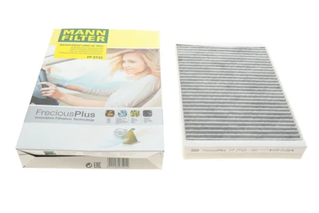 Фільтр салону Land Rover Discovery Sport 14-/Freelander 2 06-/Evoque 11-19 (вугільний/антибактеріальний) -FILTER FP 2733 MANN FP-2733
