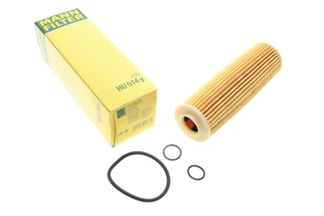 Фільтр масляний MB C-class (W204) 1.8 M271 07-14/E-class (W212)/SLK 1.8 M271 09-16 -FILTER HU 514 Y MANN HU-514-Y