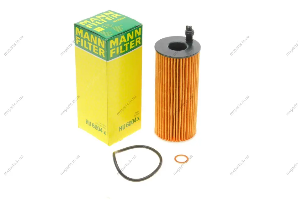 Фільтр масляний BMW 3 (E90-E93/F30/F80)/4 (F32)/5 (F10/F18)/7 (F01-F04)/X5 (F15/F85) 10- (N47/N57) -FILTER HU 6004 X MANN HU-6004-X (фото 1)