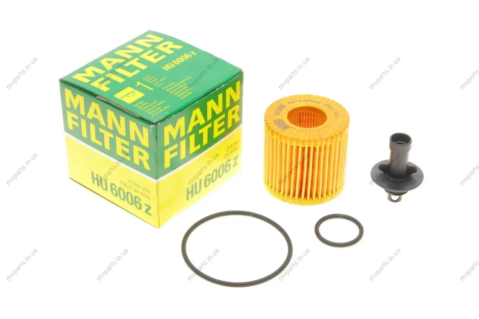Фільтр масляний Toyota Rav4/Avensis/Land Cruiser 1.6i-2.8D 08- -FILTER HU 6006 Z MANN HU-6006-Z (фото 1)