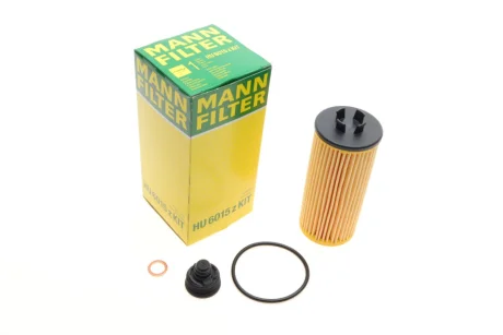 Фільтр масляний BMW X1 (F48) 1.8-2.0i 14-/Mini Cooper 13- (B47/B38/B48) -FILTER HU 6015 Z KIT MANN HU-6015-Z-KIT