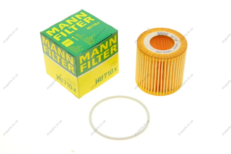 Фільтр масляний VW Fox/Polo/Seat Ibiza/Skoda Fabia/Rapid 1.2i 02- -FILTER HU 710 X MANN HU-710-X (фото 1)