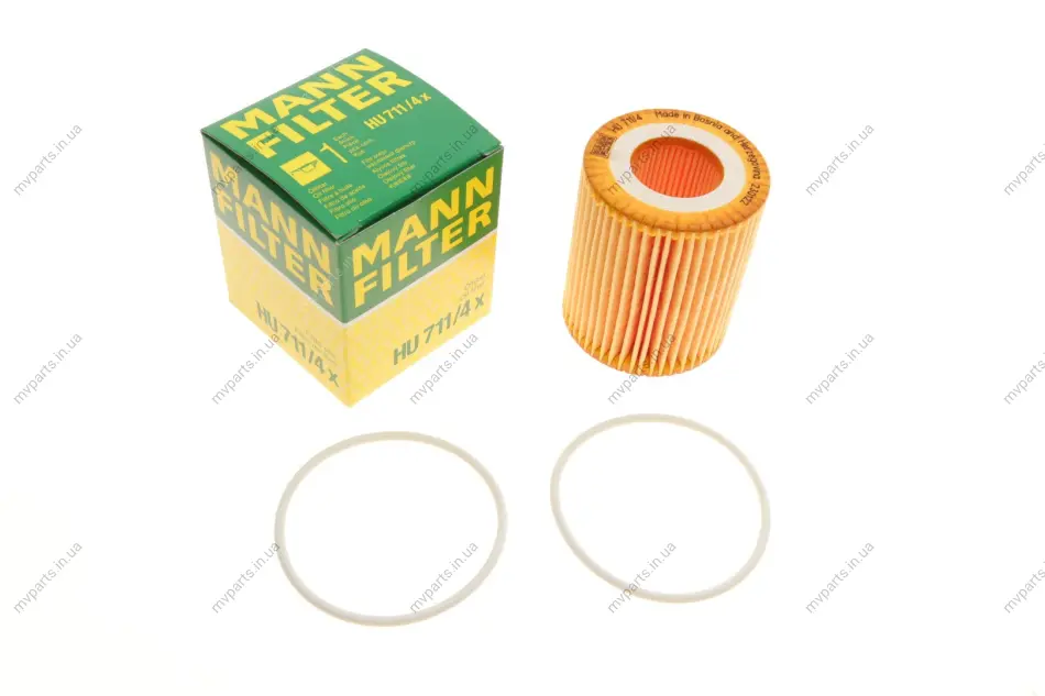 Фільтр масляний Opel Astra H 1.9CDTi 05- -FILTER HU 711/4 X MANN HU-711-4-X (фото 1)