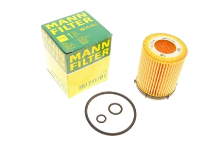Фільтр масляний MB E-class (W212/A207)/C-class (W204/W205) 2.0i 11- -FILTER HU 711/6 Z MANN HU-711-6-Z