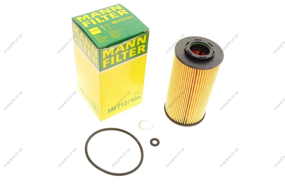 Фільтр масляний Hyundai Accent/i30/Elantra 1.1/1.5/1.6CRDi 05- -FILTER HU 712/10 X MANN HU-712-10-X (фото 1)