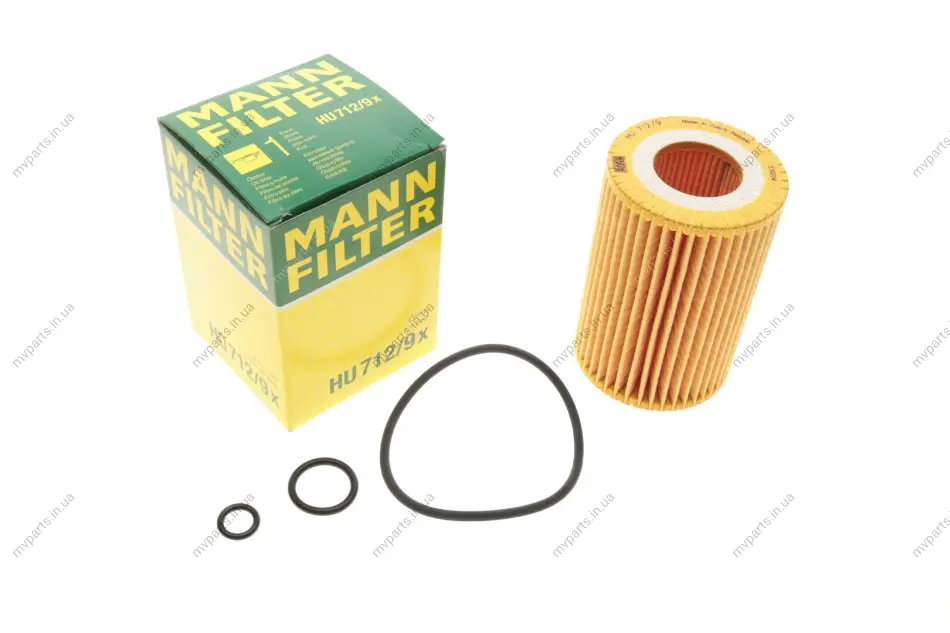 Фільтр масляний Honda Civic/CR-V 2.2i/2.2CTDi 05- -FILTER HU 712/9 X MANN HU-712-9-X (фото 1)
