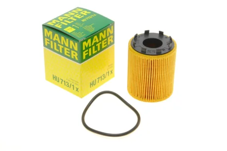 Фільтр масляний Opel Combo / Fiat Doblo 1.3JTD/ CDTI 04- -FILTER HU 713/1 X MANN HU-713-1-X