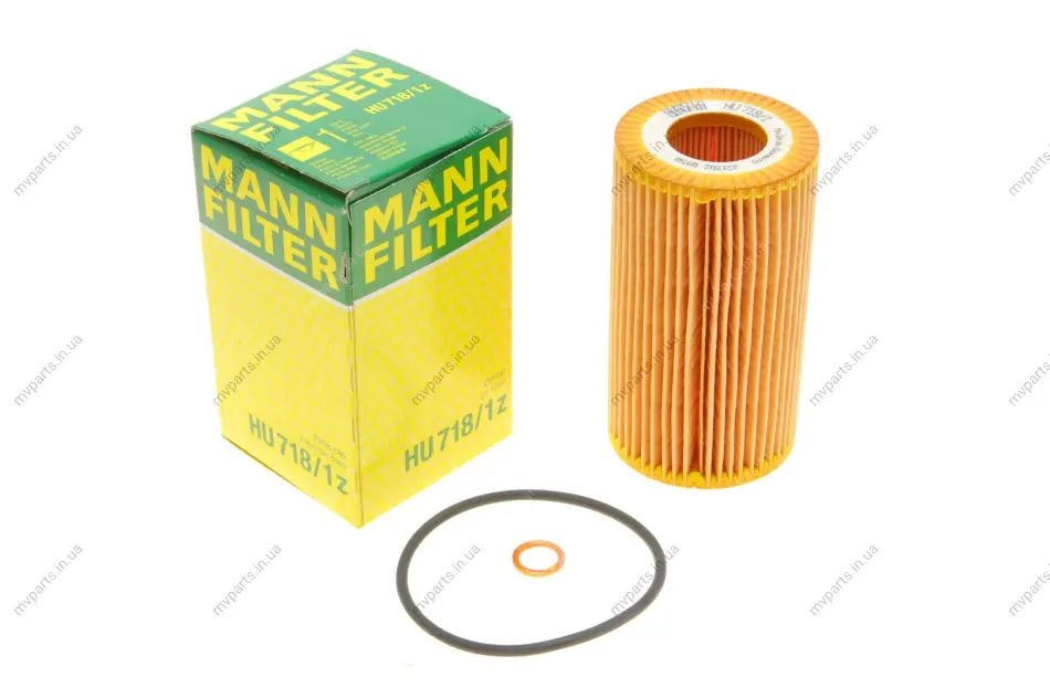 Фільтр масляний BMW 3 (E46)/ 5 (E39) 00-05 M47 D20 -FILTER HU 718/1 Z MANN HU-718-1-Z (фото 1)