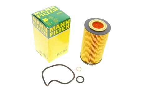 Фільтр масляний Hyundai Tucson/Kia Sportage 2.0 CRDi 04- -FILTER HU 718 X MANN HU-718-X