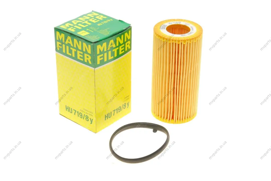 Фільтр масляний Volvo C30/C70/S40/S60/S80 10- -FILTER HU 719/8 Y MANN HU-719-8-Y (фото 1)