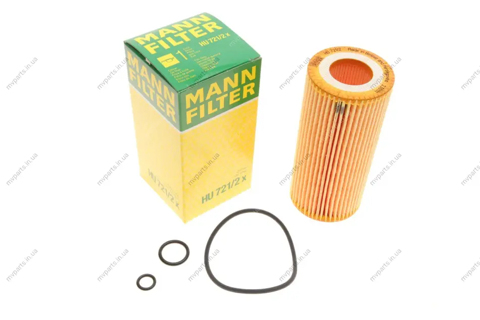 Фільтр масляний MB E-class (W210/W211)/S-class (W220) 3.2CDI 99-09 (OM648/OM613) -FILTER HU 721/2 X MANN HU-721-2-X (фото 1)