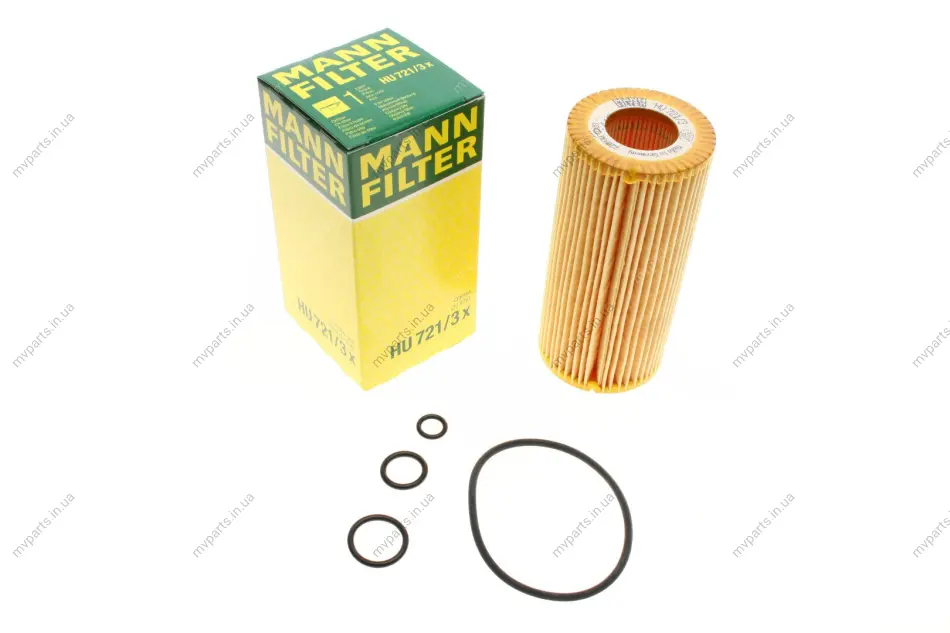 Фільтр масляний MB S-class (W220/W221/W222/C217) 5.5-6.0AMG 02- -FILTER HU 721/3 X MANN HU-721-3-X (фото 1)