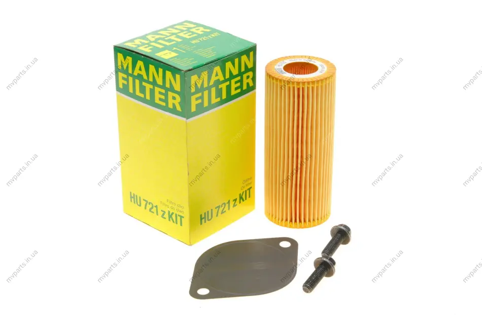 Фільтр АКПП Renault Trucks Kerax/Magnum/Premium 7.2D-13.0D 96- -FILTER HU 721 Z KIT MANN HU-721-Z-KIT (фото 1)