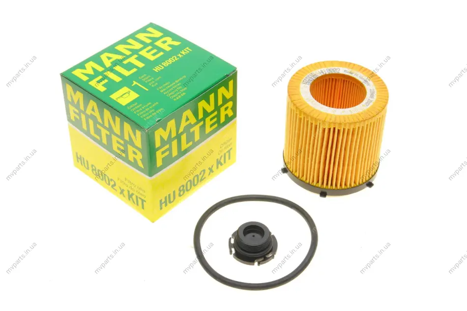 Фільтр масляний BMW 3 (F30/F31)/5 (F10/F11)/X1 (E84)/Z4 (E89) 2.0i N20 11-12 -FILTER HU 8002 X KIT MANN HU-8002-X-KIT (фото 1)