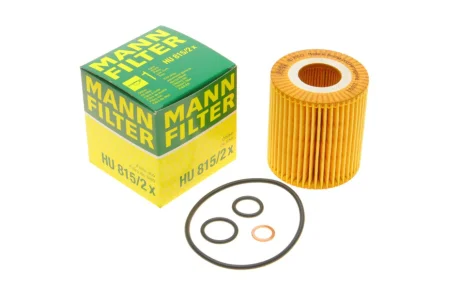 Фільтр масляний BMW 3 (E46/E90) /5 (E60) 1.6/2.0/1.8/2.0 N42/N43/N45/N46 -FILTER HU 815/2 X MANN HU-815-2-X