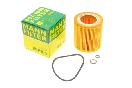 Фільтр масляний BMW 3 (E90/F30)/5 (E60/F10) 05-16 (N52/N53/N20/N55) -FILTER HU 816 X MANN HU-816-X