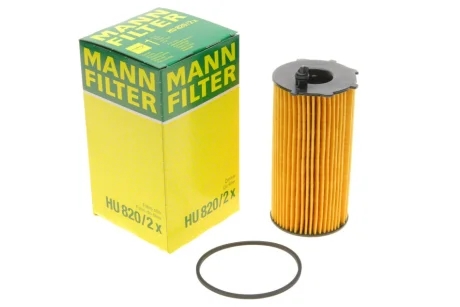 Фільтр масляний Jeep Cherokee 04-/Dodge Nitro 2.8CRD 06-12 -FILTER HU 820/2 X MANN HU-820-2-X