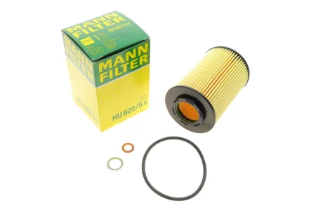 Фільтр масляний Hyundai Tucson/Kia Sportage 2.0 CRDi 06- -FILTER HU 822/5 X MANN HU-822-5-X