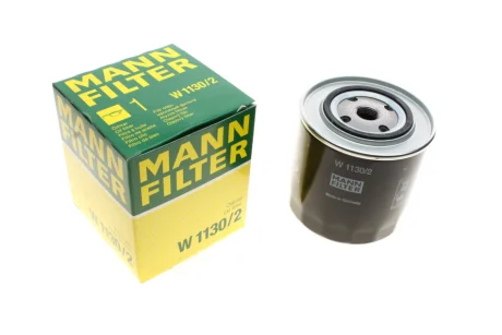 Фільтр масляний Audi 100 2.5TDI 93-94/Audi A6 2.5TDI АКПП 94-97 -FILTER W 1130/2 MANN W-1130-2