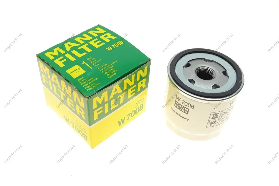 Фільтр масляний Ford Transit 2.3i 16V 06- /Focus/Mondeo/Mazda 1.8/2.0 00- -FILTER W 7008 MANN W-7008 (фото 1)