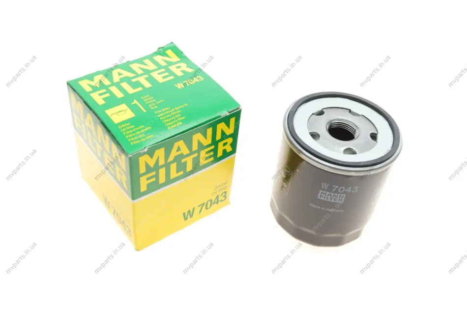 Фільтр масляний Ford Transit Custom/Focus III 2.0 TDCi 14- -FILTER W 7043 MANN W-7043 (фото 1)