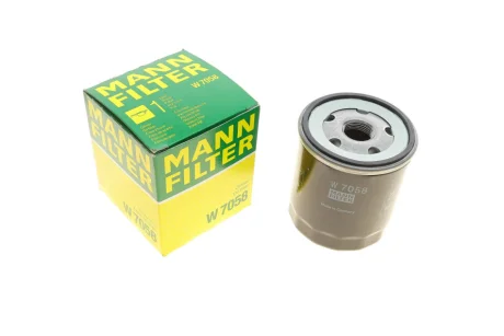 Фільтр масляний Citroen Berlingo/C3/C4/C5 1.9D/2.0HDi 98-05/1.2 PureTech 14-/Jumper 2.0-2.2HDi 01- -FILTER W 7058 MANN W-7058