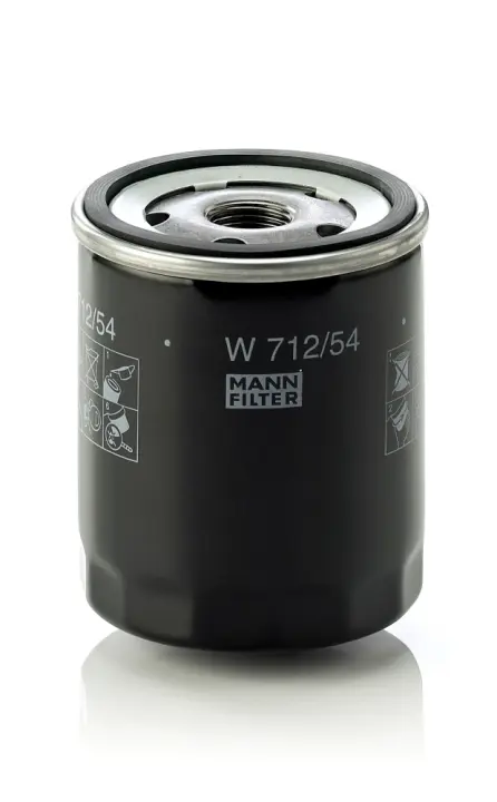 Фільтр оливний двигуна (вир-во) MANN W712-54 (фото 1)