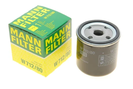 Фільтр масляний Saab 90/900/9000/99 -09 -FILTER W 712/80 MANN W-712-80