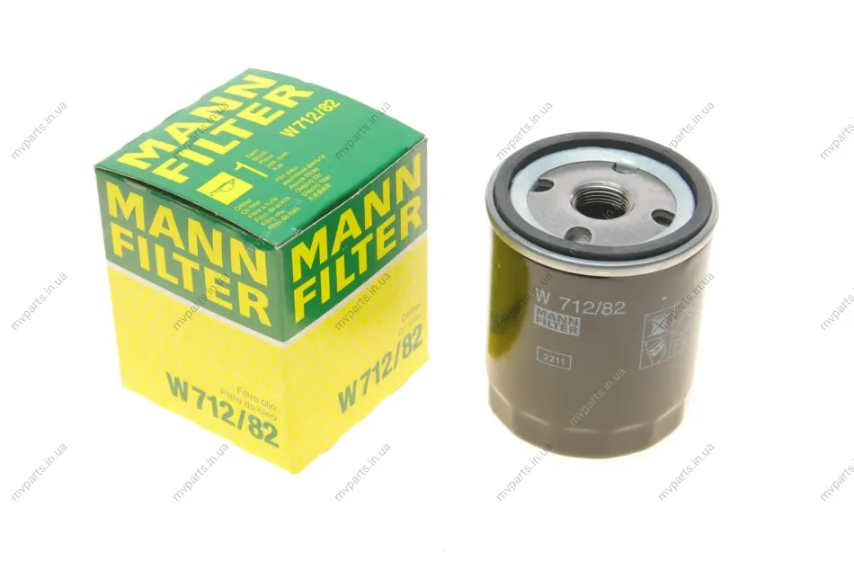 Фільтр масляний Ford Focus/ C-Max/ Galaxy 1.8 TDCI 04-12 -FILTER W 712/82 MANN W-712-82 (фото 1)