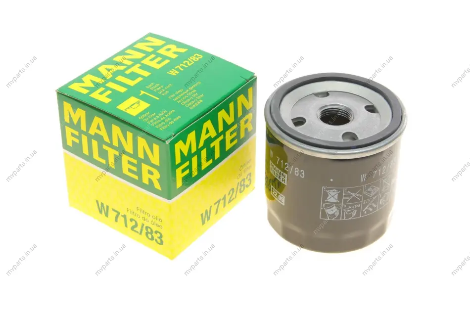 Фільтр масляний Toyota Land Cruiser 4.2 TDI -FILTER W 712/83 MANN W-712-83 (фото 1)