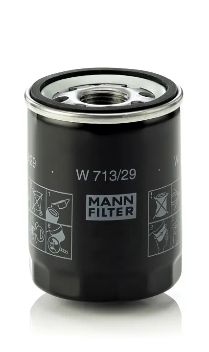 Фільтр оливний двигуна (вир-во) MANN W713-29 (фото 1)