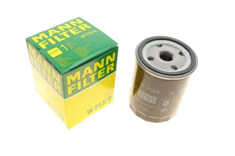 Фільтр масляний Land Rover Defender 2.5 TD5 98-16/Discovery 2.5 TD5 99-04 (h=100mm) -FILTER W 713/9 MANN W-713-9