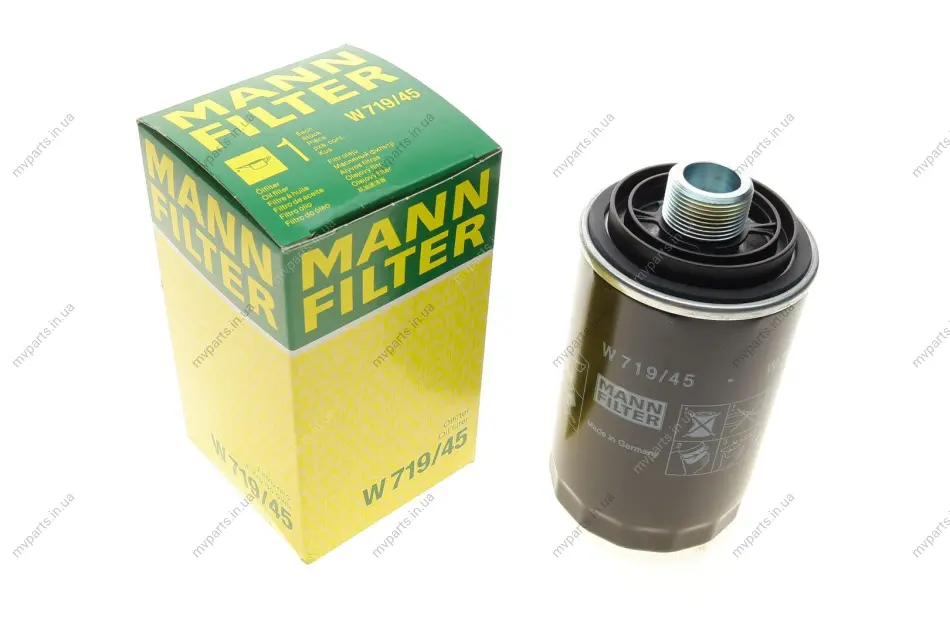 Фільтр масляний VW T5 2.0TSI 11- -FILTER W 719/45 MANN W-719-45 (фото 1)