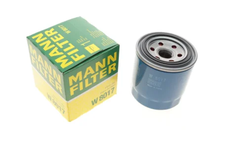 Фільтр масляний Hyundai I30/I40/ Kia Cee\'d/Rio 1.4-1.6GDI 10- -FILTER W 8017 MANN W-8017