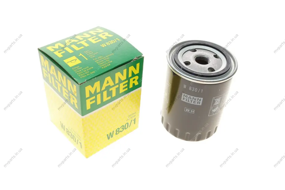 Фільтр масляний VW T4 1.9TDI -FILTER W 830/1 MANN W-830-1 (фото 1)