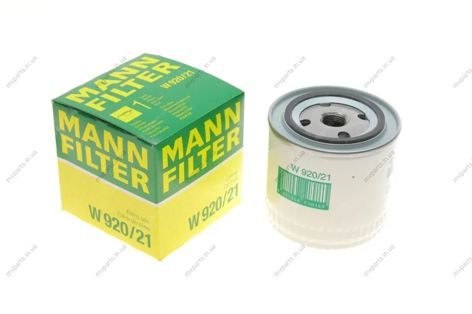 Фільтр масляний Lada Niva/Nova/Toscana 81-12 (високий) -FILTER W 920/21 MANN W-920-21 (фото 1)
