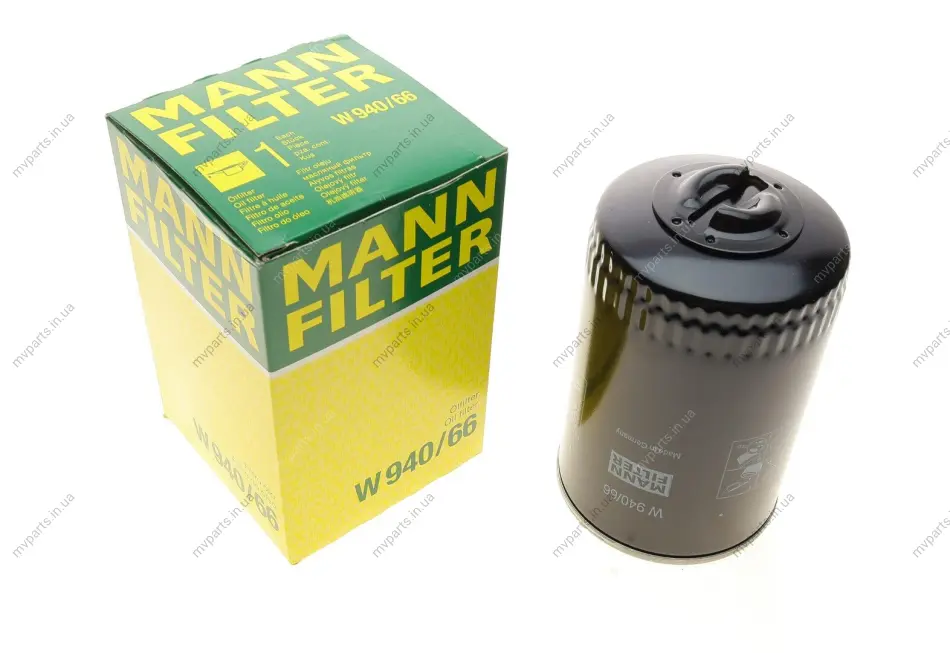 Фільтр масляний VW Passat 1.8 T 96-05/Skoda SuperB 1.8T 01-08 -FILTER W 940/66 MANN W-940-66 (фото 1)