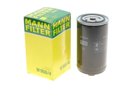Фільтр масляний VW T4 2.4D/2.5TDI 90-03/Volvo 940/960 2.4TD 90-96 -FILTER W 950/4 MANN W-950-4