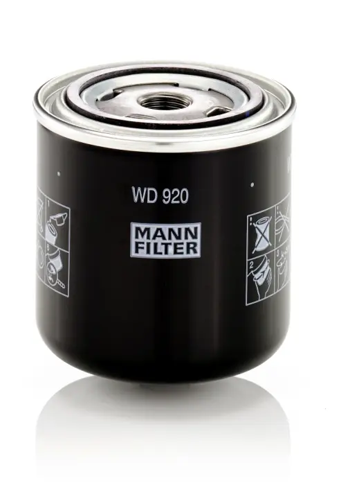 Фільтр гідравлічної системи приводу робочого обладнання John Deere/Hitachi LX -FILTER WD 920 MANN WD-920 (фото 1)