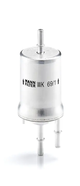 Фільтр паливний Seat Ibiza 1.2-2.0 02-09/Skoda Fabia 1.0-2.0 99-08/VW Polo 1.2-2.0 02-12 -FILTER WK 69/1 MANN WK-69-1 (фото 1)