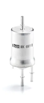 Фільтр паливний Seat Ibiza 1.2-2.0 02-09/Skoda Fabia 1.0-2.0 99-08/VW Polo 1.2-2.0 02-12 -FILTER WK 69/1 MANN WK-69-1