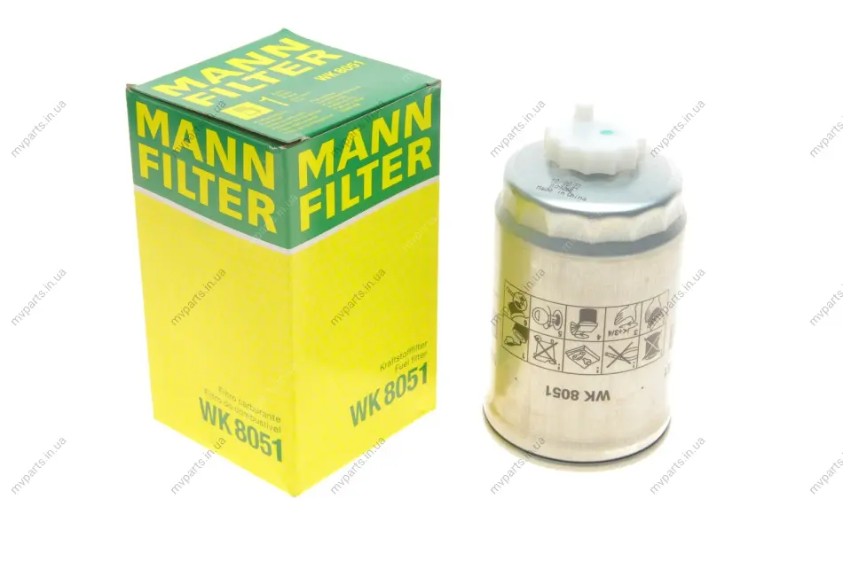 Фільтр паливний Dodge Caliber/Jeep Compass/Patriot 2.2CRD/Fiat Freemont 2.0 Multijet 10- -FILTER WK 8051 MANN WK-8051 (фото 1)