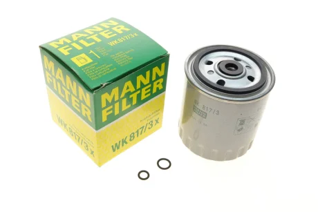 Фільтр паливний MB 124 (S124)/190 (W201)/ C-class (W202) 2.0D-3.4D 83- OM600-606 -FILTER WK 817/3 X MANN WK-817-3-X